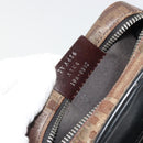 FENDI Zucca Shoulder Bag PVC Leather Brown Silver 7VA456 Auth ka5128-22