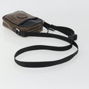 FENDI Zucca Shoulder Bag PVC Leather Brown Silver 7VA456 Auth ka5128-7