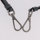 PRADA Shoulder Bag Leather 2way Gray Silver Auth ka5129-26
