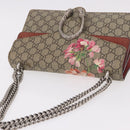 GUCCI GG Supreme Dionysus Chain Shoulder Bag PVC Beige Silver 400249 Auth ka5132-6