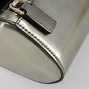 GIVENCHY Shoulder Bag Leather Silver Gold Auth ka5134-16