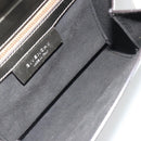 GIVENCHY Shoulder Bag Leather Silver Gold Auth ka5134-11
