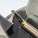 GIVENCHY Shoulder Bag Leather Silver Gold Auth ka5134-24