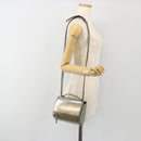 GIVENCHY Shoulder Bag Leather Silver Gold Auth ka5134-26