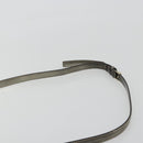 GIVENCHY Shoulder Bag Leather Silver Gold Auth ka5134-14
