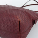 GUCCI Micro GuccissimaGG Hand Bag Leather Red Gold 323673 Auth ka5135-9