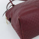 GUCCI Micro GuccissimaGG Hand Bag Leather Red Gold 323673 Auth ka5135-14