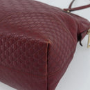 GUCCI Micro GuccissimaGG Hand Bag Leather Red Gold 323673 Auth ka5135-15