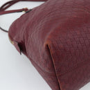 GUCCI Micro GuccissimaGG Hand Bag Leather Red Gold 323673 Auth ka5135-16