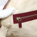 GUCCI Micro GuccissimaGG Hand Bag Leather Red Gold 323673 Auth ka5135-20