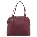 GUCCI Micro GuccissimaGG Hand Bag Leather Red Gold 323673 Auth ka5135-13