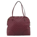 GUCCI Micro GuccissimaGG Hand Bag Leather Red Gold 323673 Auth ka5135-2
