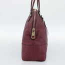 GUCCI Micro GuccissimaGG Hand Bag Leather Red Gold 323673 Auth ka5135-3