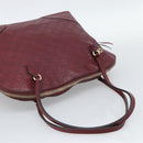 GUCCI Micro GuccissimaGG Hand Bag Leather Red Gold 323673 Auth ka5135-7