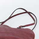 GUCCI Micro GuccissimaGG Hand Bag Leather Red Gold 323673 Auth ka5135-8