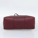 GUCCI Micro GuccissimaGG Hand Bag Leather Red Gold 323673 Auth ka5135-5