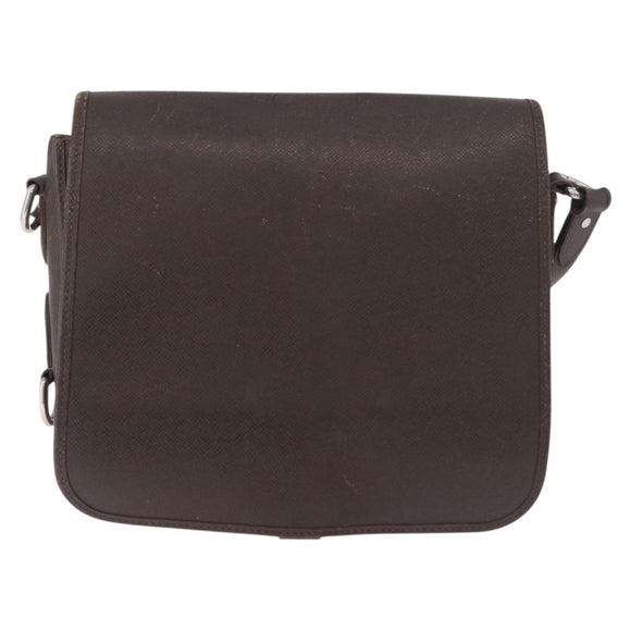 LOUIS VUITTON Taiga Andrei Shoulder Bag Grizzly M32488 LV Auth ka5136