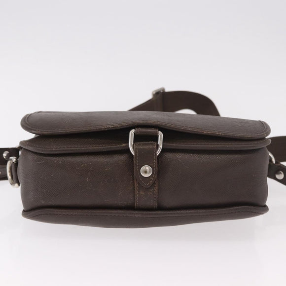LOUIS VUITTON Taiga Andrei Shoulder Bag Grizzly M32488 LV Auth ka5136