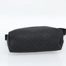 GUCCI GG Canvas Shoulder Bag Black Silver 339569 Auth ka5137-10