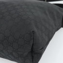 GUCCI GG Canvas Shoulder Bag Black Silver 339569 Auth ka5137-11