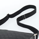 GUCCI GG Canvas Shoulder Bag Black Silver 339569 Auth ka5137-8