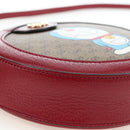 GUCCI Doraemon Micro GG Supreme Bag PVC Leather Beige 625216 Auth ka5138M-12