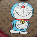 GUCCI Doraemon Micro GG Supreme Bag PVC Leather Beige 625216 Auth ka5138M-16