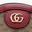 GUCCI Doraemon Micro GG Supreme Bag PVC Leather Beige 625216 Auth ka5138M-17