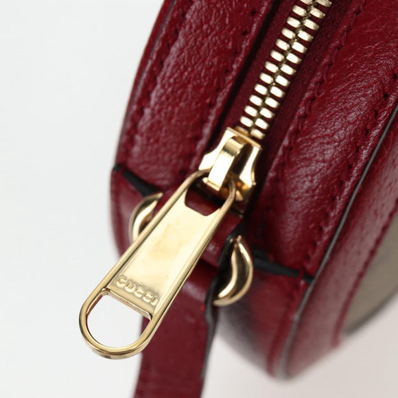GUCCI Doraemon Micro GG Supreme Bag PVC Leather Beige 625216 Auth ka5138M