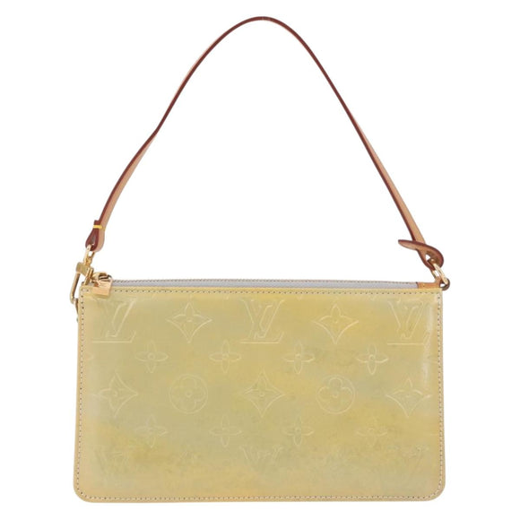 LOUIS VUITTON Monogram Vernis Lexington Accessory Pouch Gris M91056 Auth ka5139