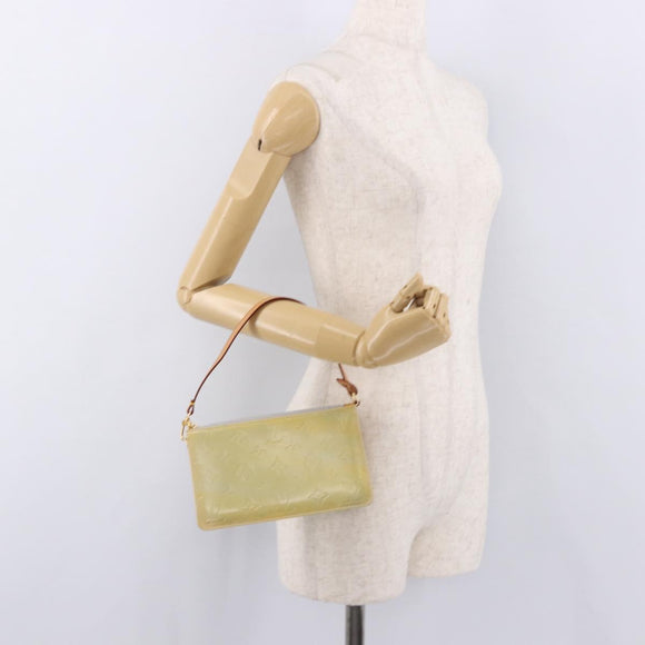 LOUIS VUITTON Monogram Vernis Lexington Accessory Pouch Gris M91056 Auth ka5139