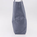 PRADA Hand Bag Satin Blue Auth ka5142A-4