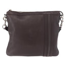 GUCCI Shoulder Bag Leather Black Silver 233329 Auth ka5144A-2
