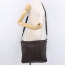 GUCCI Shoulder Bag Leather Black Silver 233329 Auth ka5144A-24