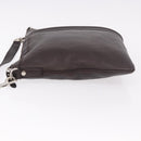 GUCCI Shoulder Bag Leather Black Silver 233329 Auth ka5144A-5