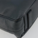 PRADA Business Bag Saffiano leather Navy Silver Auth ka5145-11