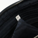 PRADA Business Bag Saffiano leather Navy Silver Auth ka5145-23