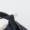 PRADA Business Bag Saffiano leather Navy Silver Auth ka5145-24