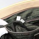 PRADA Hand Bag Canvas Beige Silver Auth ka5146A-12