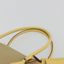 PRADA Hand Bag Canvas Beige Silver Auth ka5146A-14