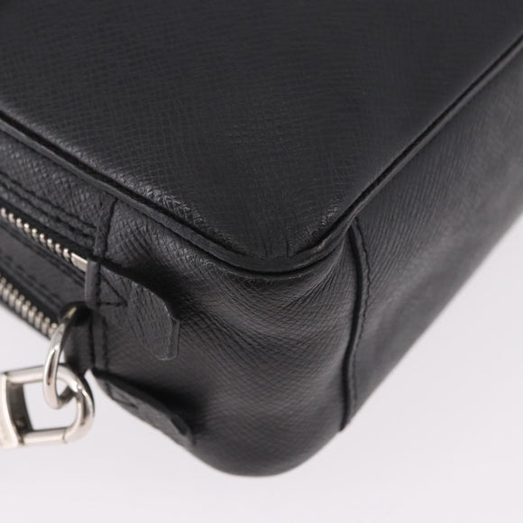LOUIS VUITTON Taiga Neo pavel Clutch Bag Ardoise M32684 LV Auth ka5148