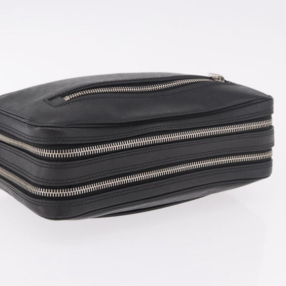 LOUIS VUITTON Taiga Neo pavel Clutch Bag Ardoise M32684 LV Auth ka5148