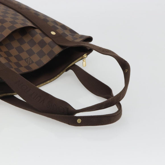 LOUIS VUITTON Damier Ebene Kababobur Tote Bag N52006 LV Auth ka5152