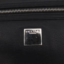 CELINE Clutch Bag Leather Black Silver Auth ka5153-18