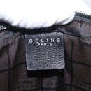 CELINE Clutch Bag Leather Black Silver Auth ka5153-19