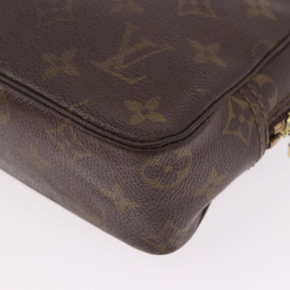 LOUIS VUITTON Monogram Trousse Toilette 23 Clutch Bag M47524 LV Auth ka5155