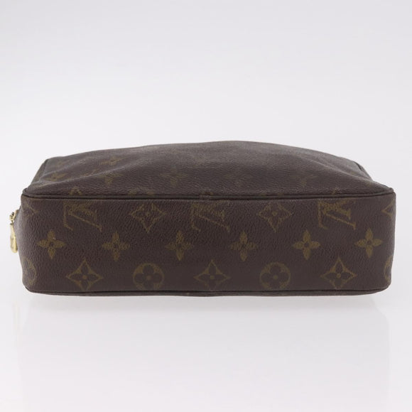 LOUIS VUITTON Monogram Trousse Toilette 23 Clutch Bag M47524 LV Auth ka5155