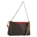 LOUIS VUITTON Monogram Pallas Clutch Pouch M41638 LV Auth ka5158-1