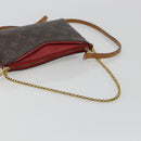 LOUIS VUITTON Monogram Pallas Clutch Pouch M41638 LV Auth ka5158-7