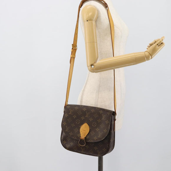 LOUIS VUITTON Monogram Saint Cloud GM Shoulder Bag M51242 LV Auth ka5159
